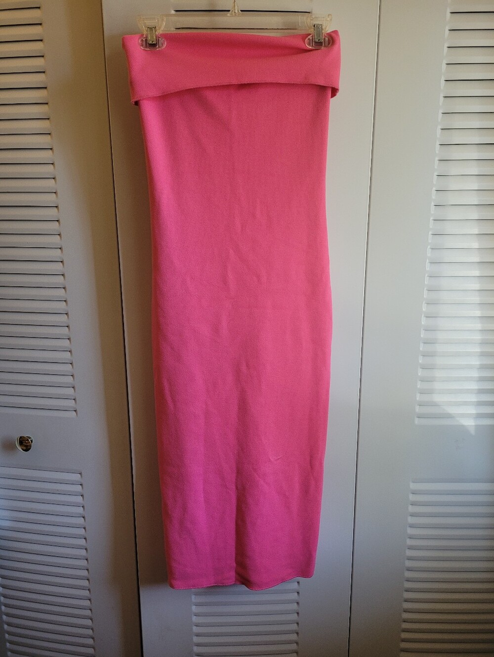 Zara Strapless Pink Tube Dress Size Medium